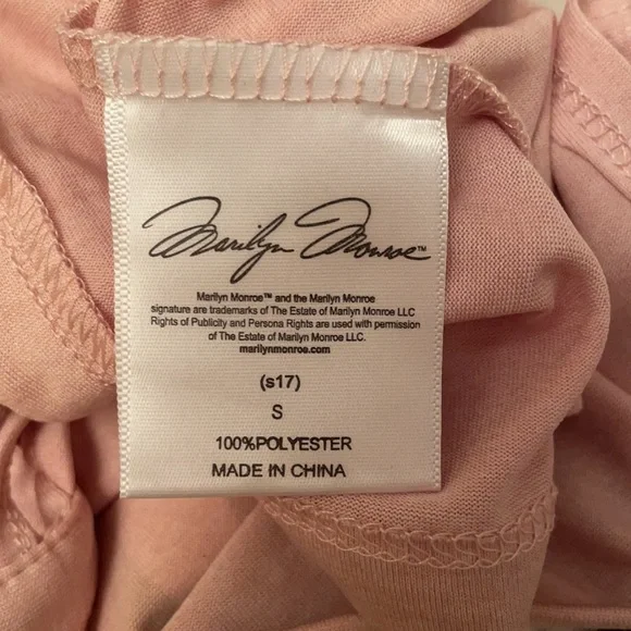 REDUCED PRICE Marilyn Marilyn Monroe pink tank with semi- see through back ❤️ - Picture 5 of 5